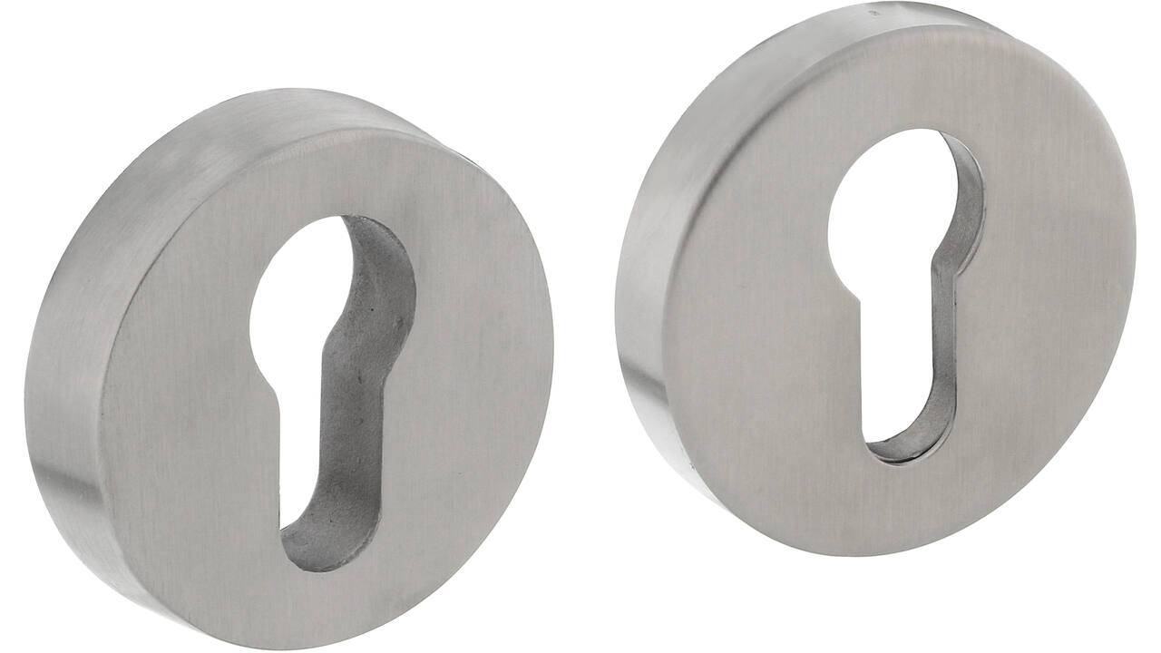 SKG3 veiligheidsrozetten rond verdekt ø52x12mm profielcilindergat PVD titaan mat