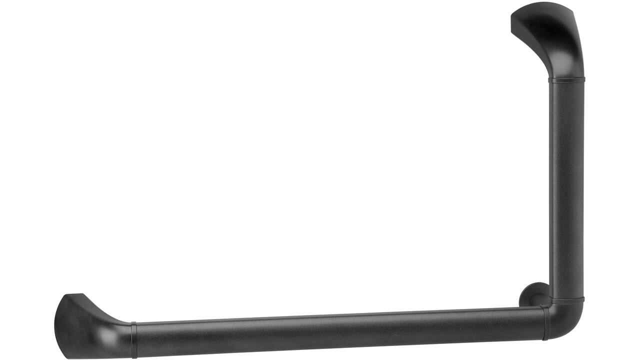 SecuCare Wandbeugel 90 graden 60x30 Li/Re zwart mat
