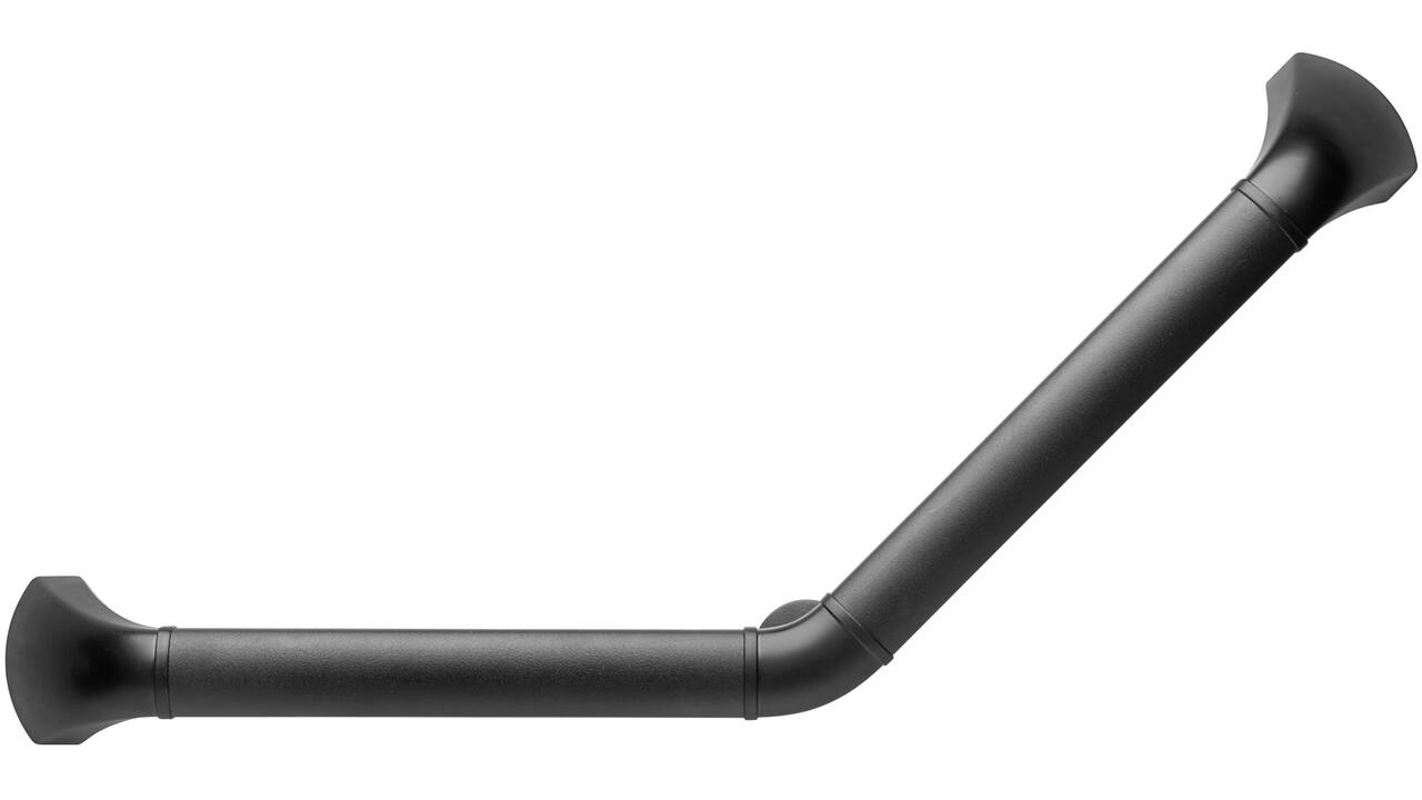 SecuCare Wandbeugel 45 graden 30x30 Li/Re zwart mat