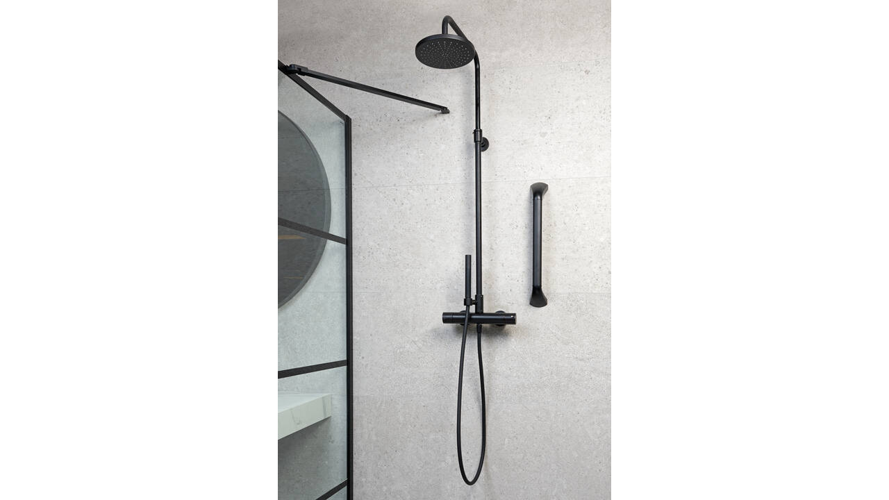 SecuCare Wandbeugel 500 mat zwart