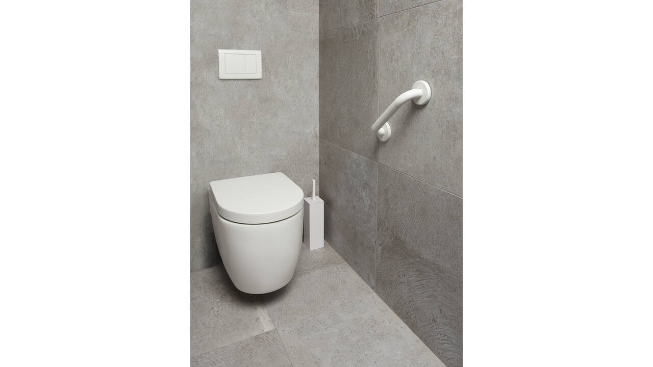 SecuCare Wandbeugel 30cm staal wit Ø32