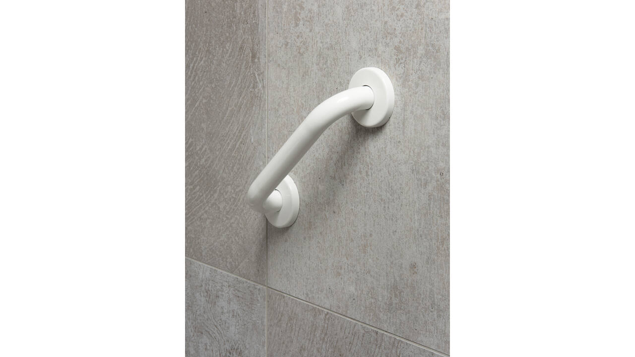SecuCare Wandbeugel 30cm staal wit Ø32