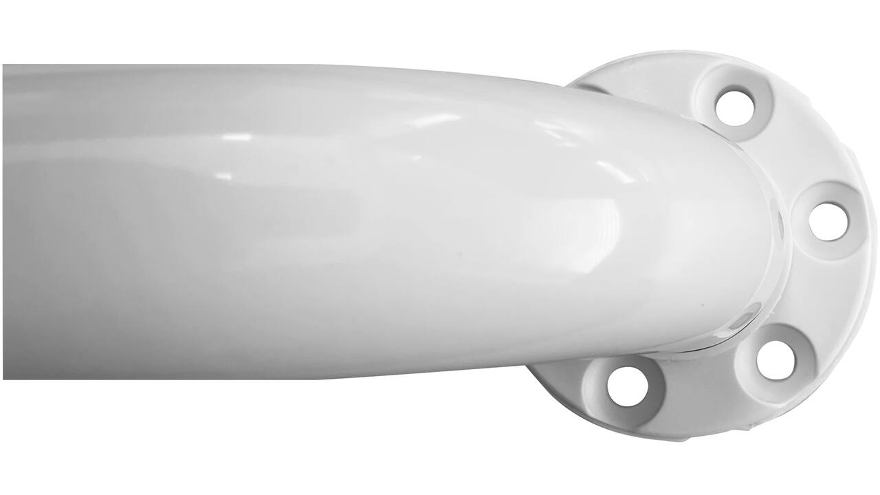 SecuCare Wandbeugel 30cm staal wit Ø32
