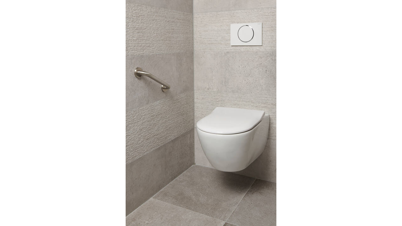 SecuCare Wandbeugel 30cm RVS geborsteld Ø25