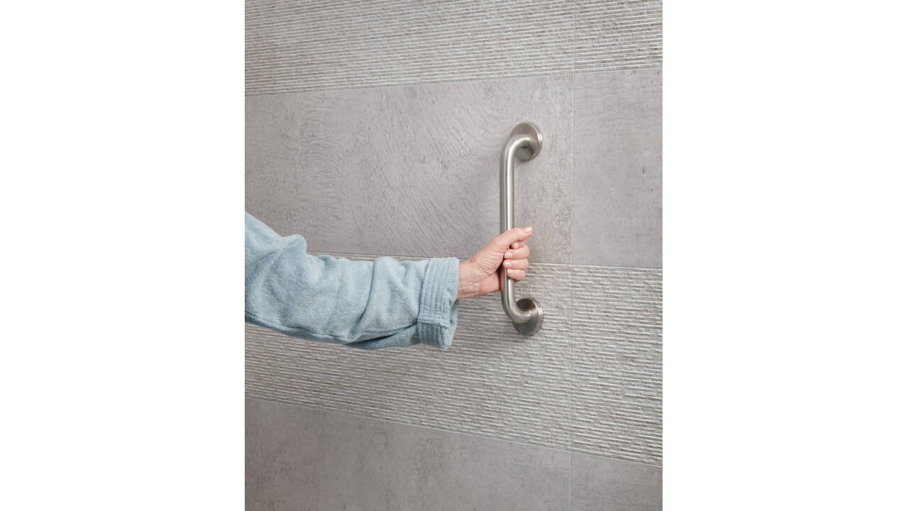 SecuCare Wandbeugel 30cm RVS geborsteld Ø25