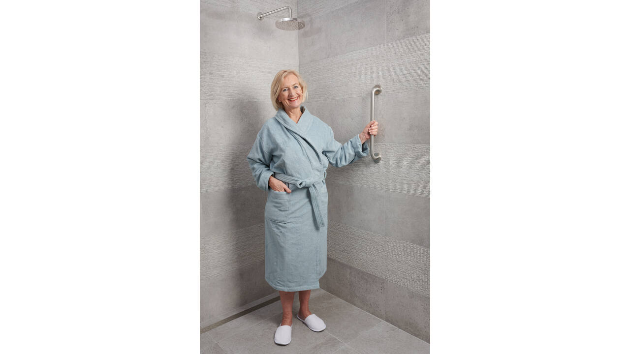 SecuCare Wandbeugel 45cm RVS geborsteld Ø25