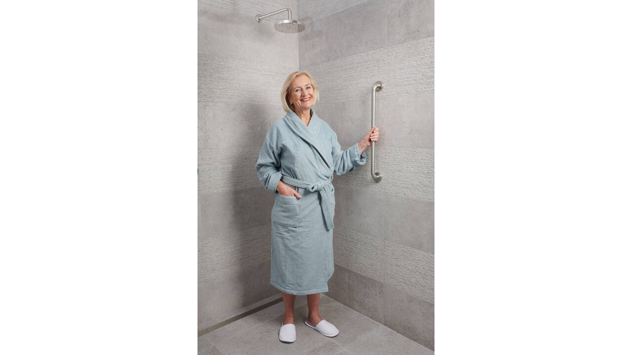 SecuCare Wandbeugel 60cm RVS geborsteld Ø25