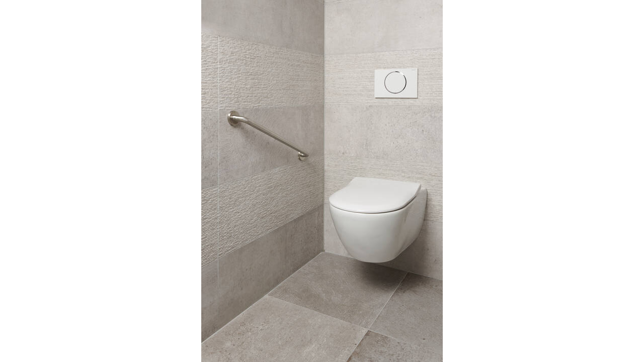 SecuCare Wandbeugel 60cm RVS geborsteld Ø25