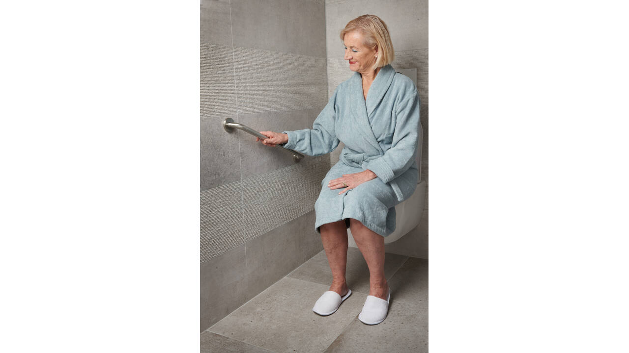 SecuCare Wandbeugel 60cm RVS geborsteld Ø25