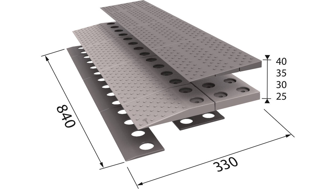 SecuCare Drempelhulp set 2, 84x4x33cm