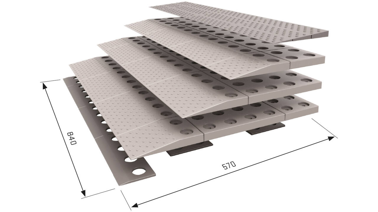 SecuCare Drempelhulp set 4, 84x8x57cm