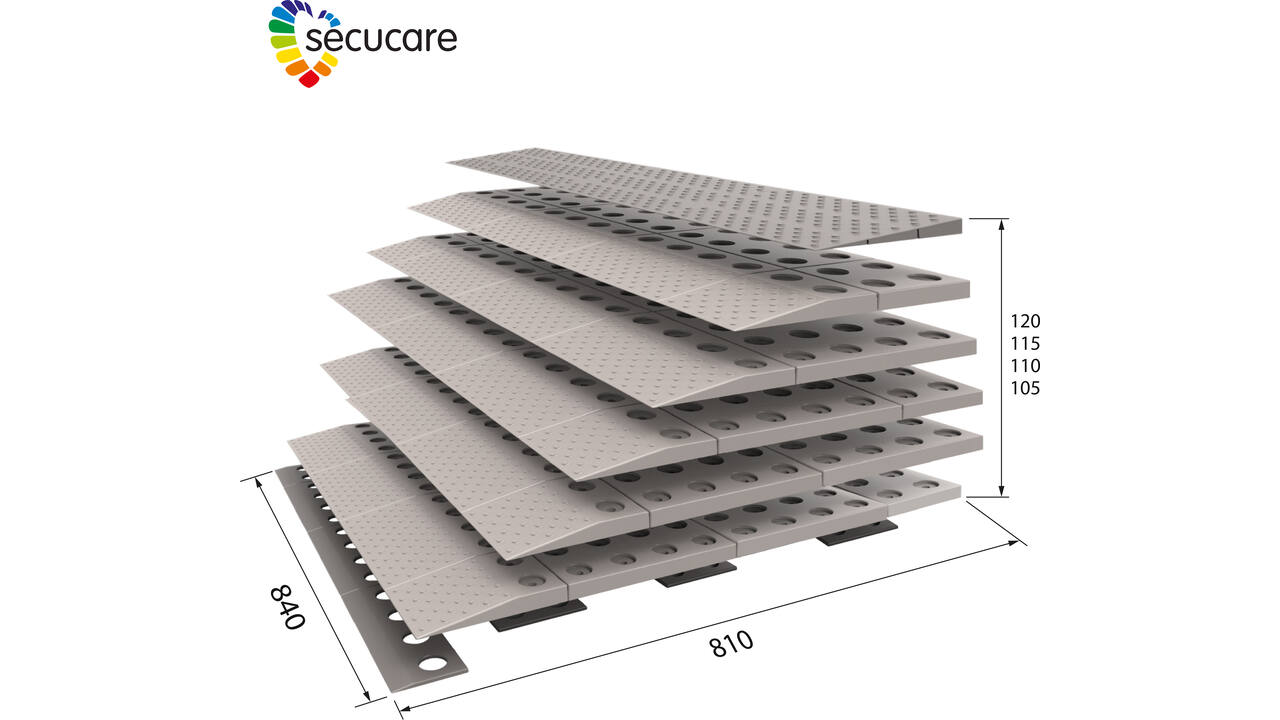 SecuCare Drempelhulp set 6, 84x12x81cm