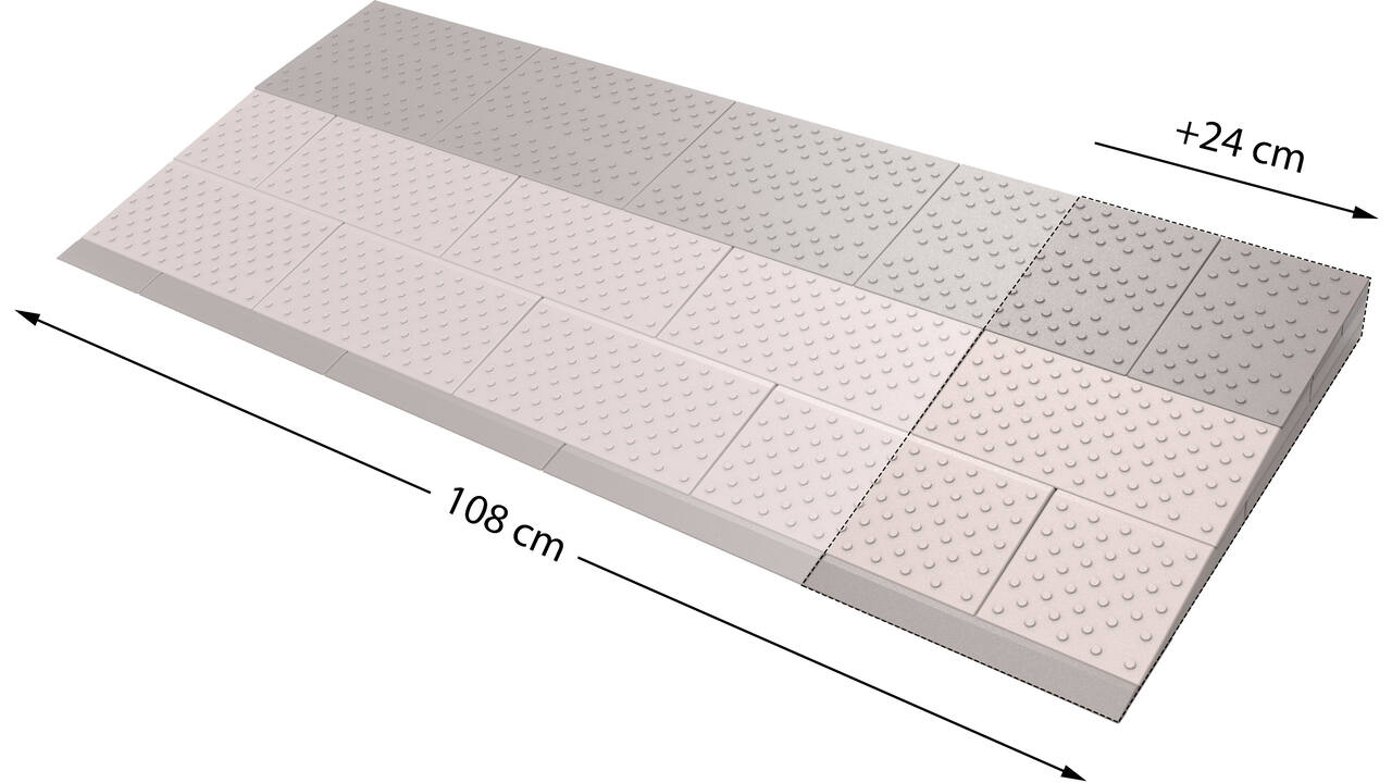 SecuCare Drempelhulp set 3 verbreding-set naar 108cm