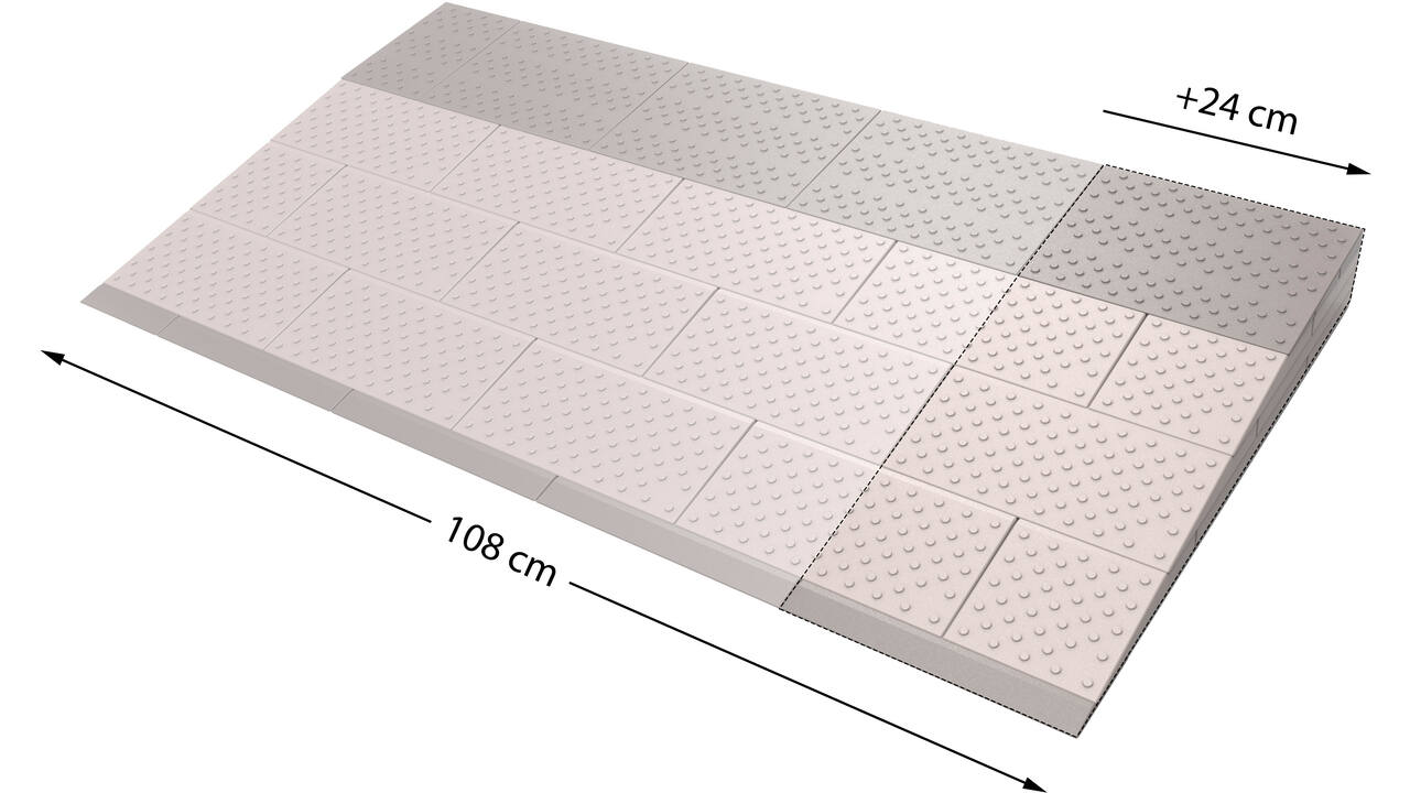 SecuCare Drempelhulp set 4 verbreding-set naar 108cm