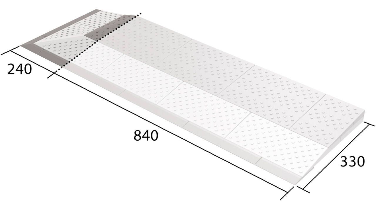 SecuCare Drempelhulp 2 laags uitbreiding +1zij links/rechts