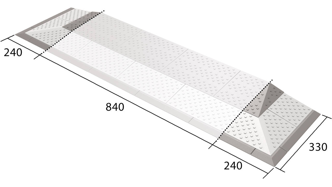 SecuCare Drempelhulp 2 laags uitbreiding +1zij links/rechts