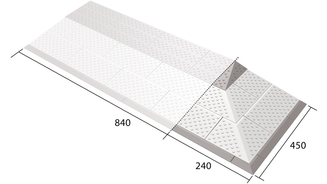 SecuCare Drempelhulp 3 laags uitbreiding +1zij links/rechts