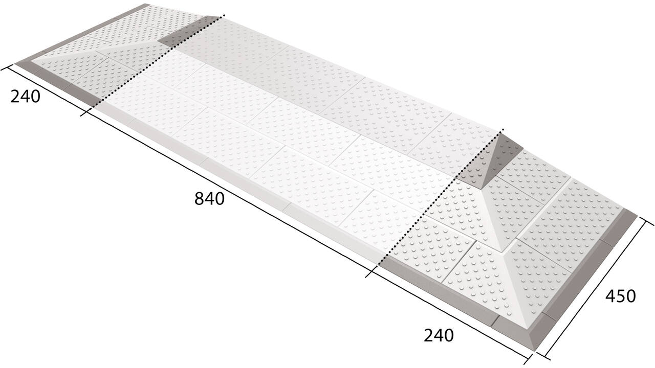 SecuCare Drempelhulp 3 laags uitbreiding +1zij links/rechts