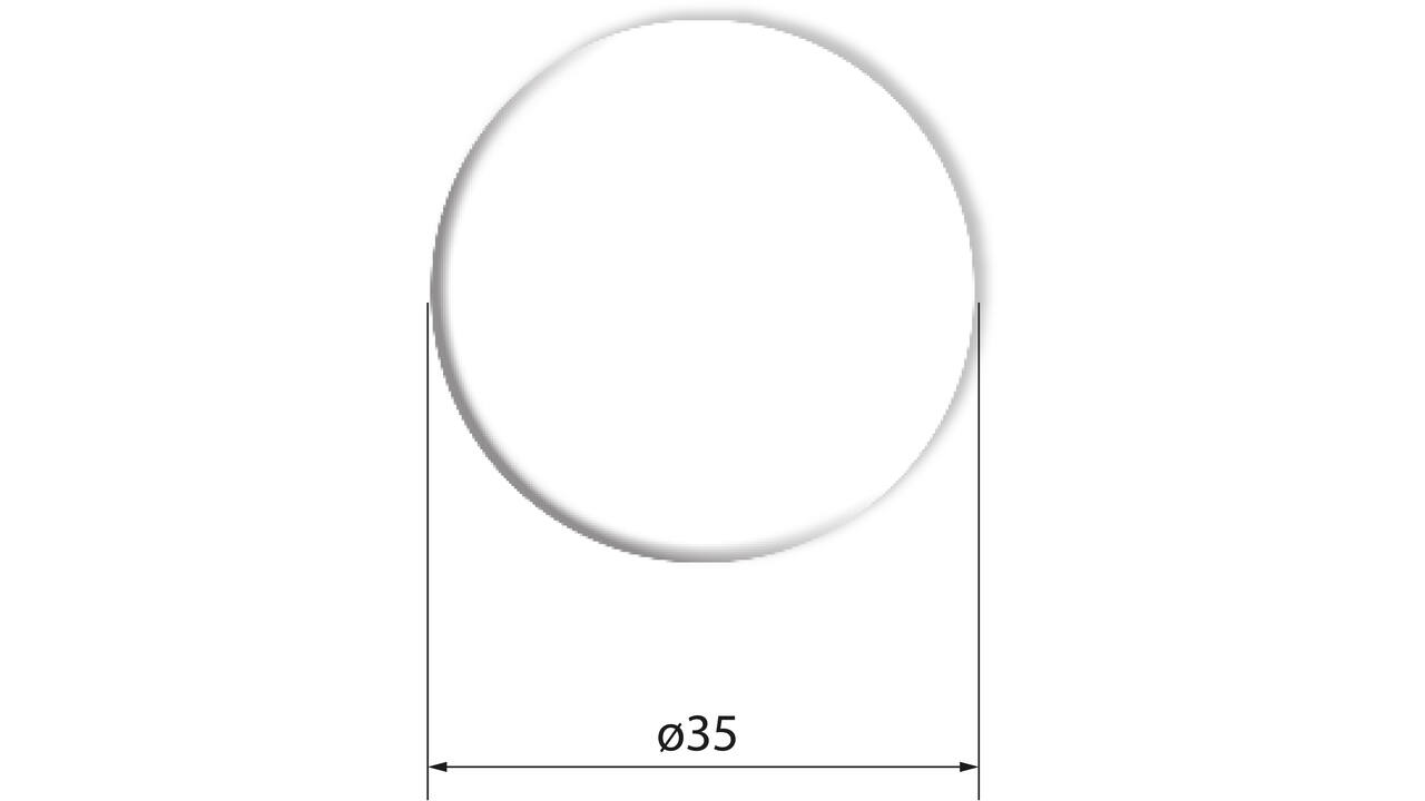 SecuCare Anti slip sticker rond 35mm, wit (32)