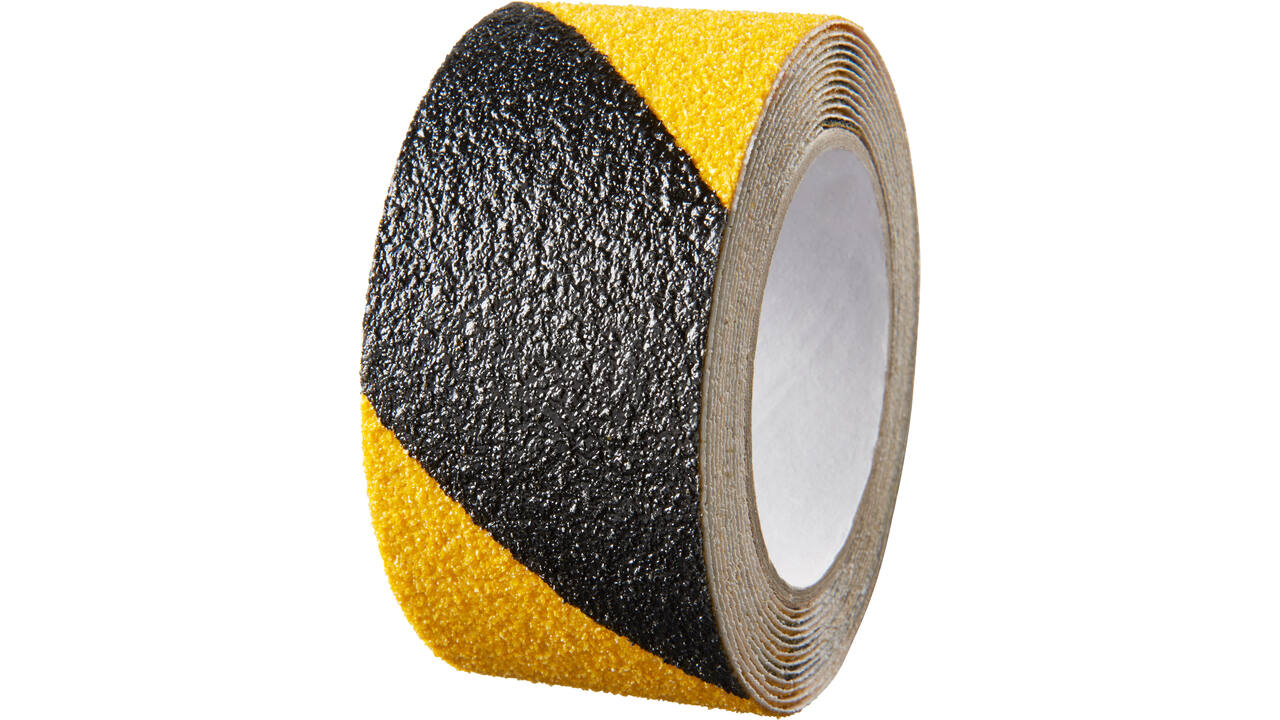 SecuCare Anti slip sticker op rol, 50x3000mm, zwart/geel