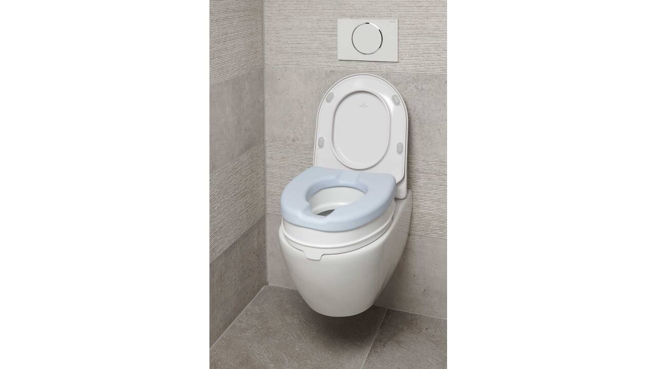 SecuCare Toiletverhoger comfort kussen, blauw