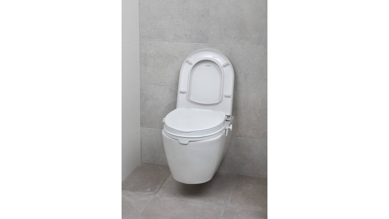 SecuCare Toiletverhoger met klep, 6cm hoog