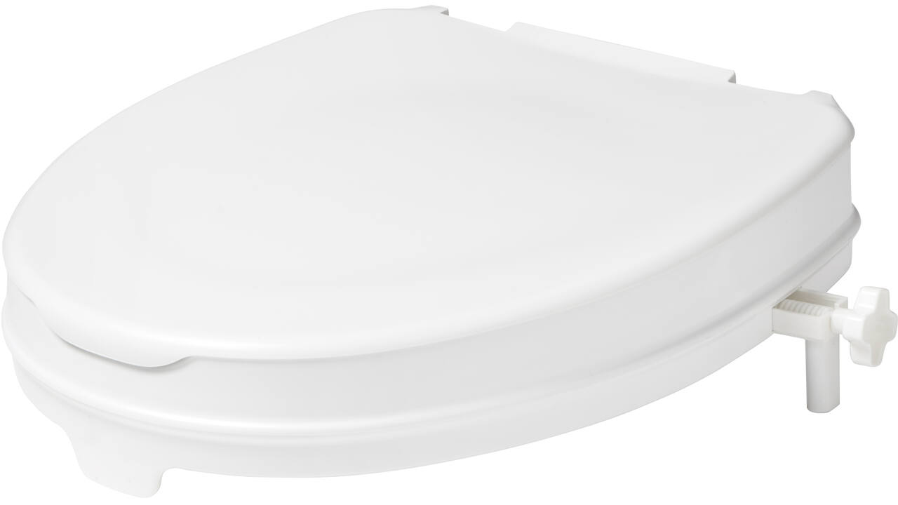 SecuCare Toiletverhoger met klep, 6cm hoog