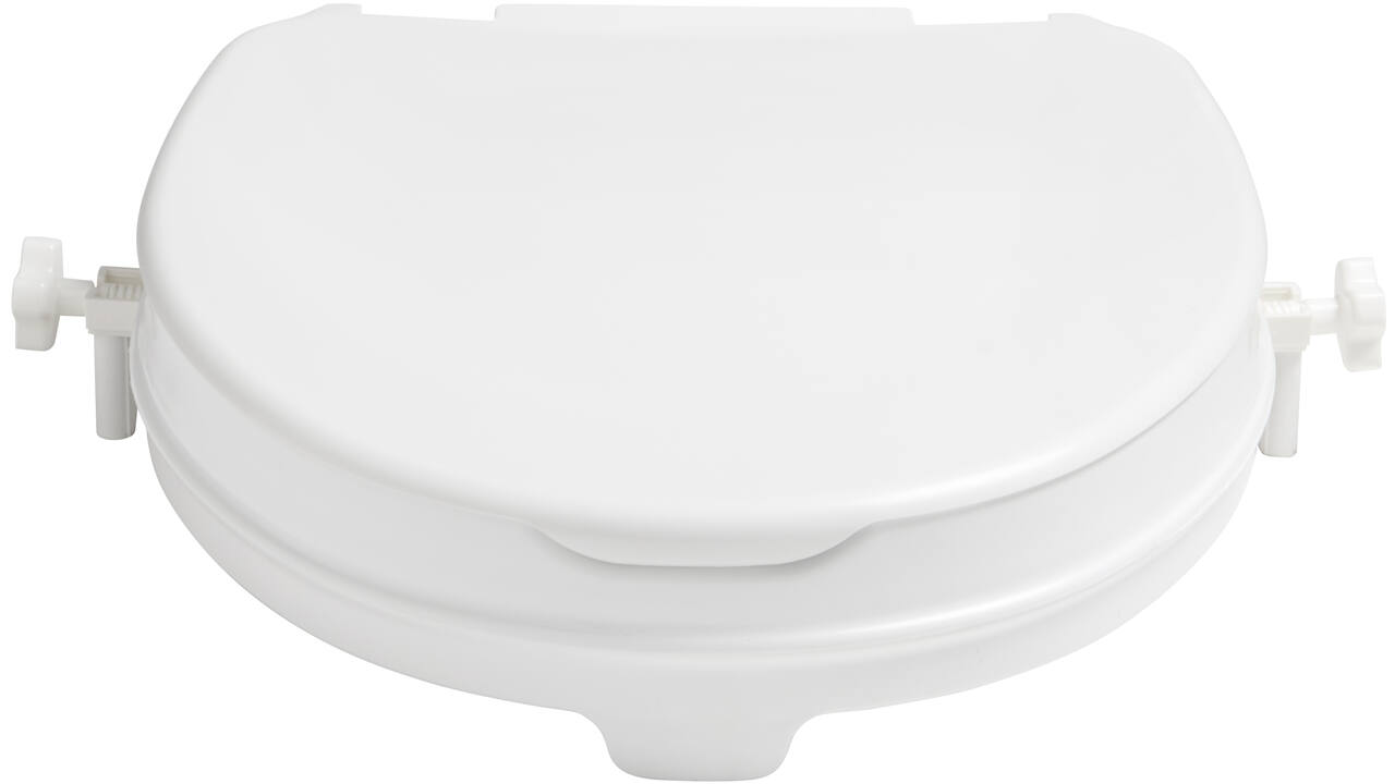 SecuCare Toiletverhoger met klep, 6cm hoog
