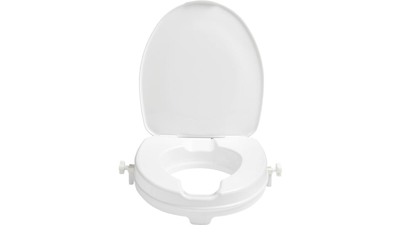 SecuCare Toiletverhoger met klep, 6cm hoog