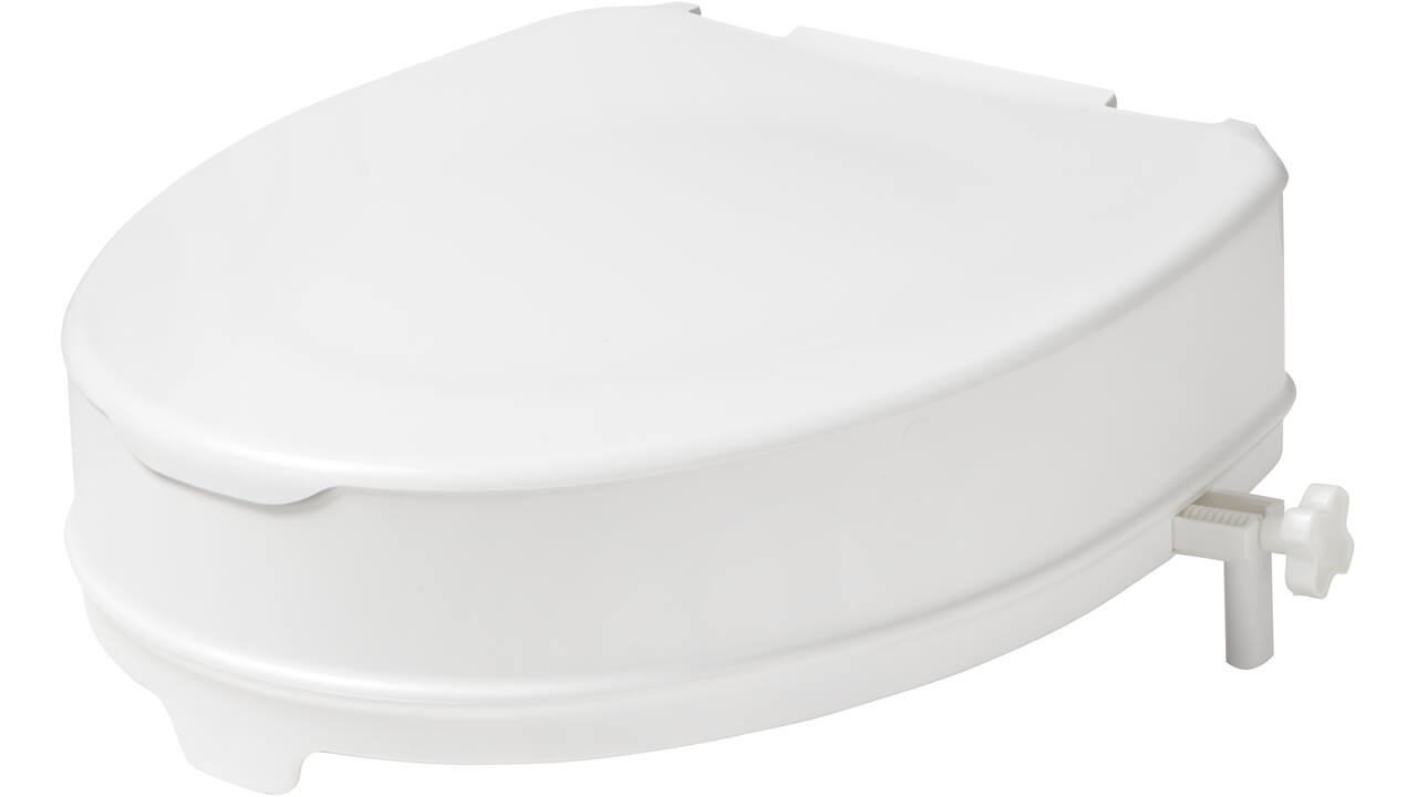 SecuCare Toiletverhoger met klep, 10cm hoog
