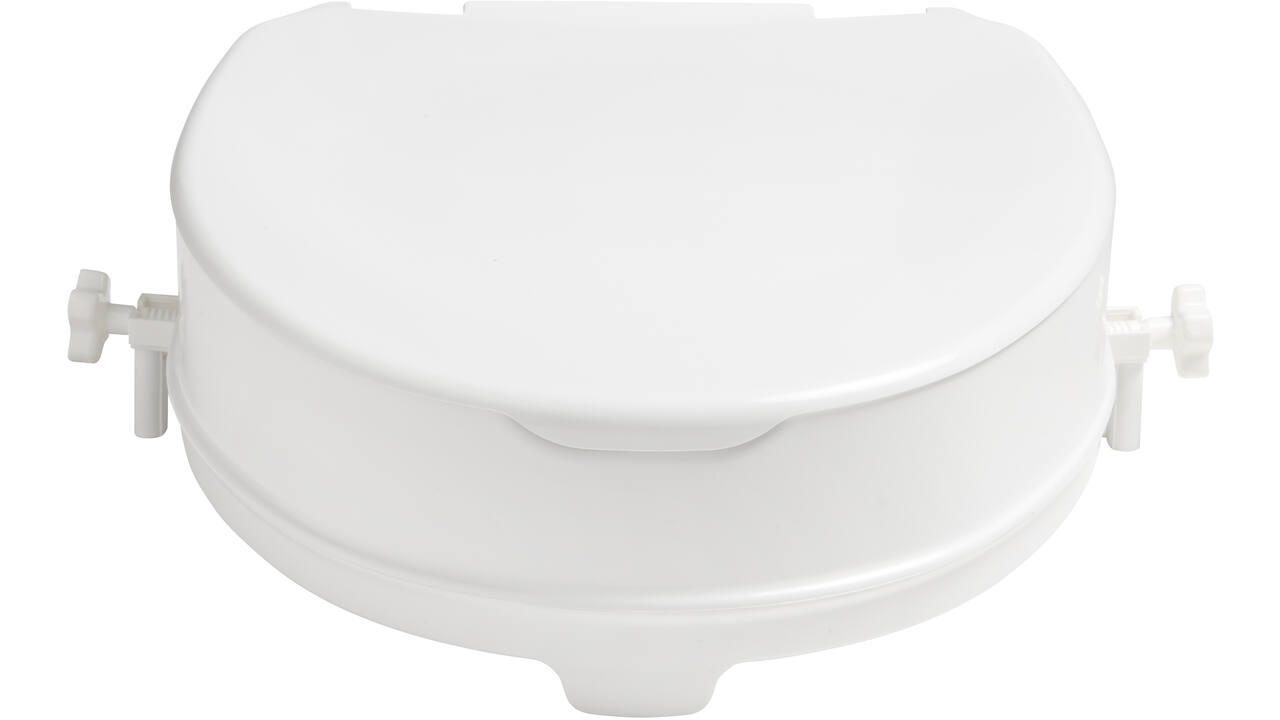 SecuCare Toiletverhoger met klep, 10cm hoog