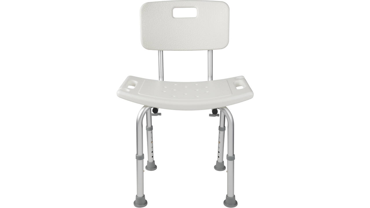 SecuCare Douchestoel BASIC met rugleuning