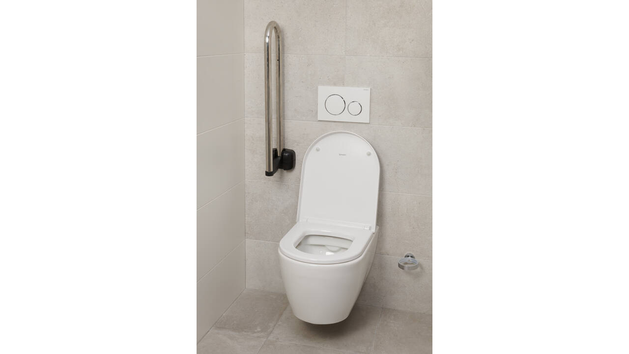 SecuCare Toiletbeugel opklapbaar Premium RVS Chroom, 70cm