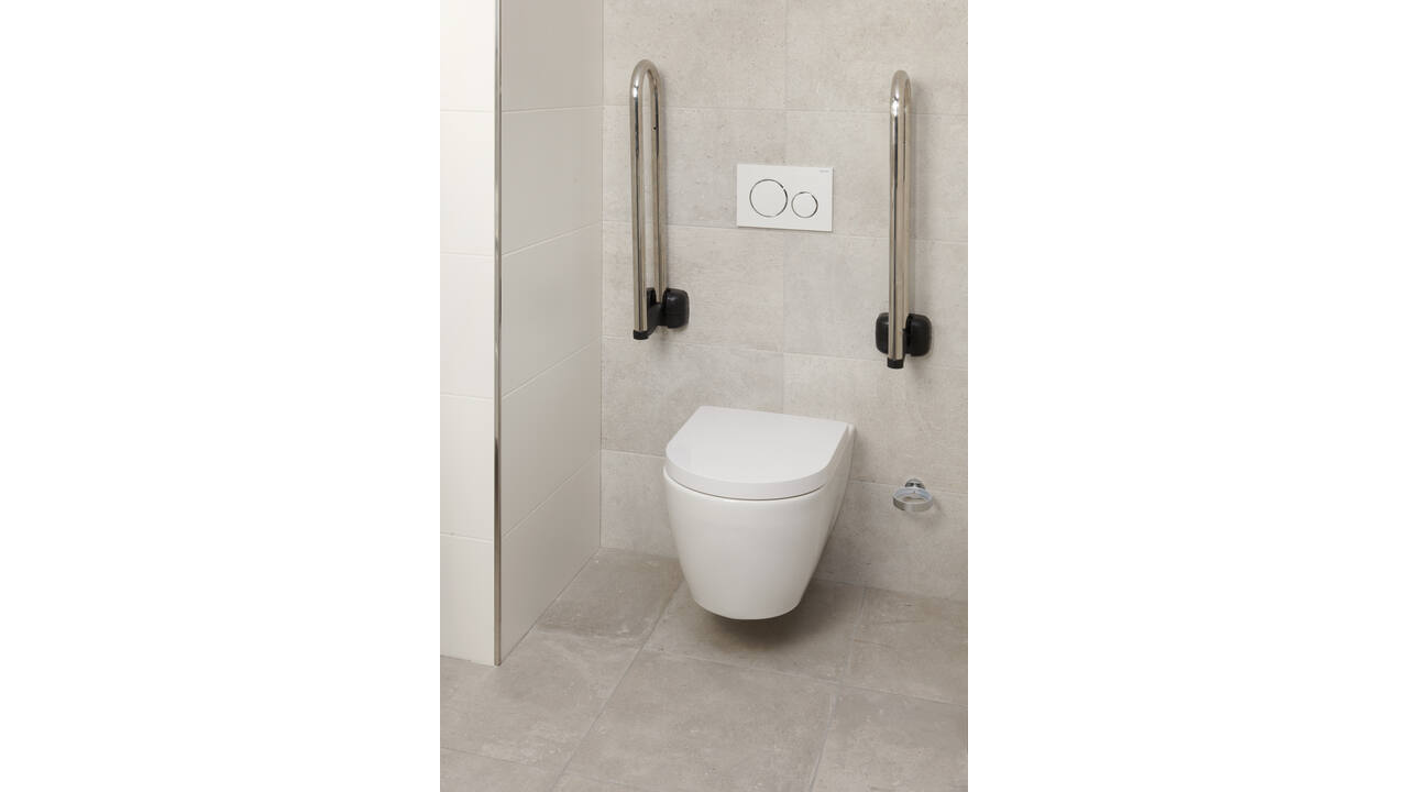 SecuCare Toiletbeugel opklapbaar Premium RVS Chroom, 70cm