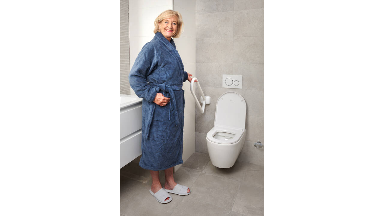 SecuCare Toiletbeugel opklapbaar Premium Wit, 60cm