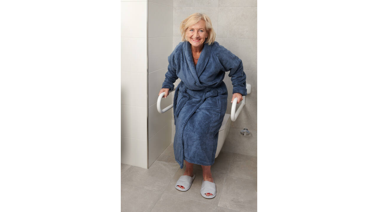 SecuCare Toiletbeugel opklapbaar Premium Wit, 70cm