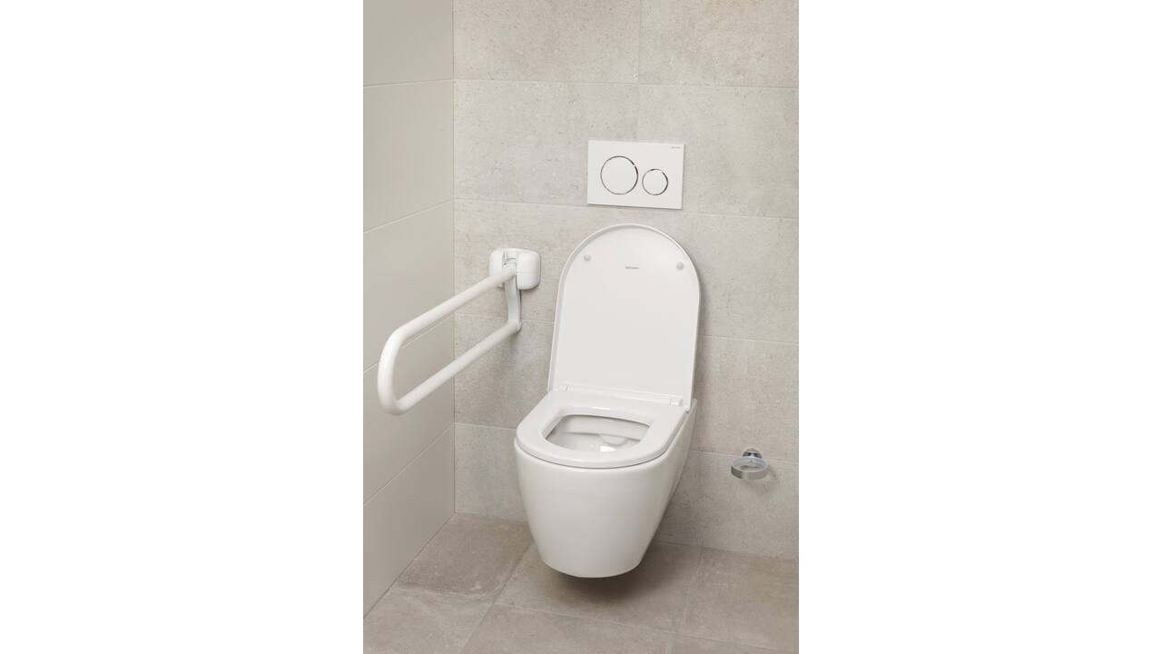 SecuCare Toiletbeugel opklapbaar Premium Wit, 80cm