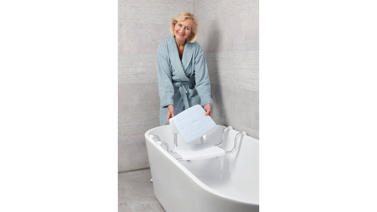 SecuCare Badzit Quattro comfort kussen blauw