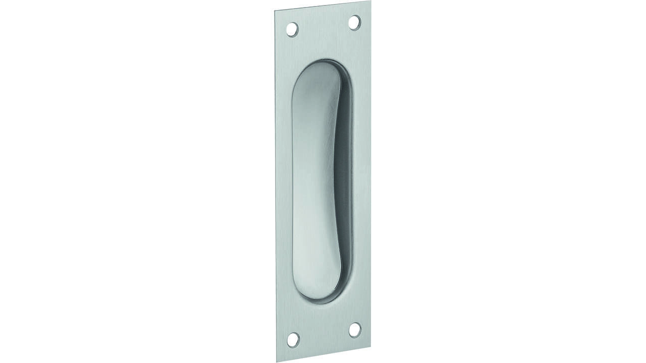 Schuifdeurkom RVS 120x40mm
