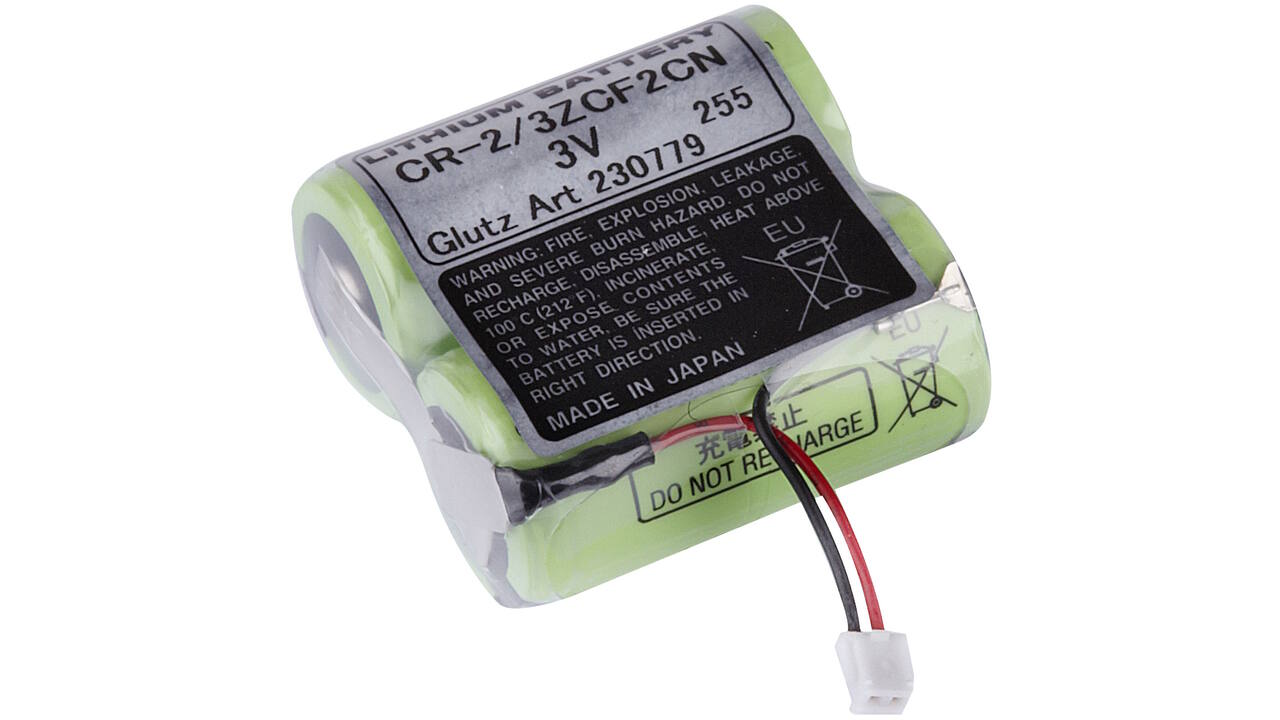 set Lithium 3V per 2 gemonteerd voor E-Organisatiebeslag