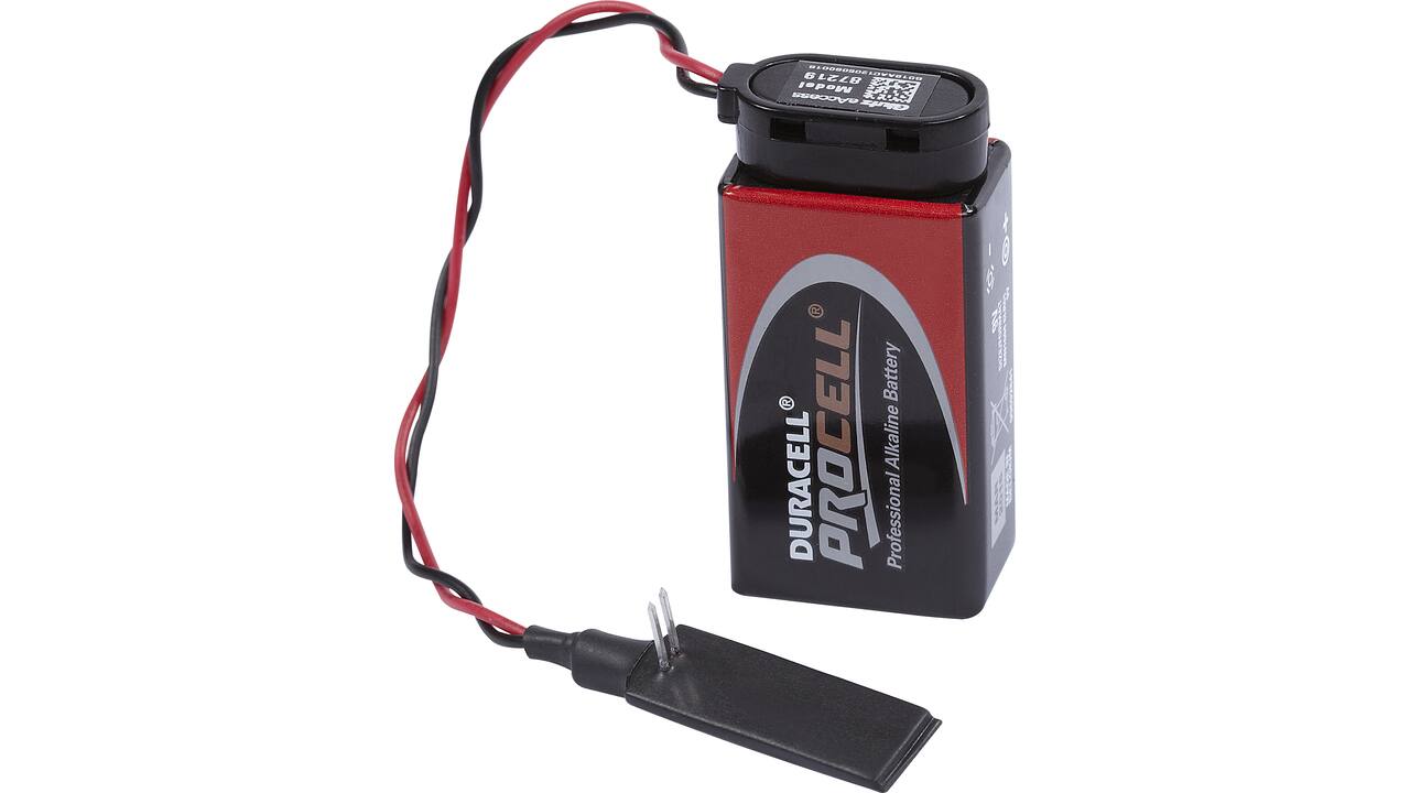 Service -noodset  kompleet met 9 Volt Blok  en Kabel