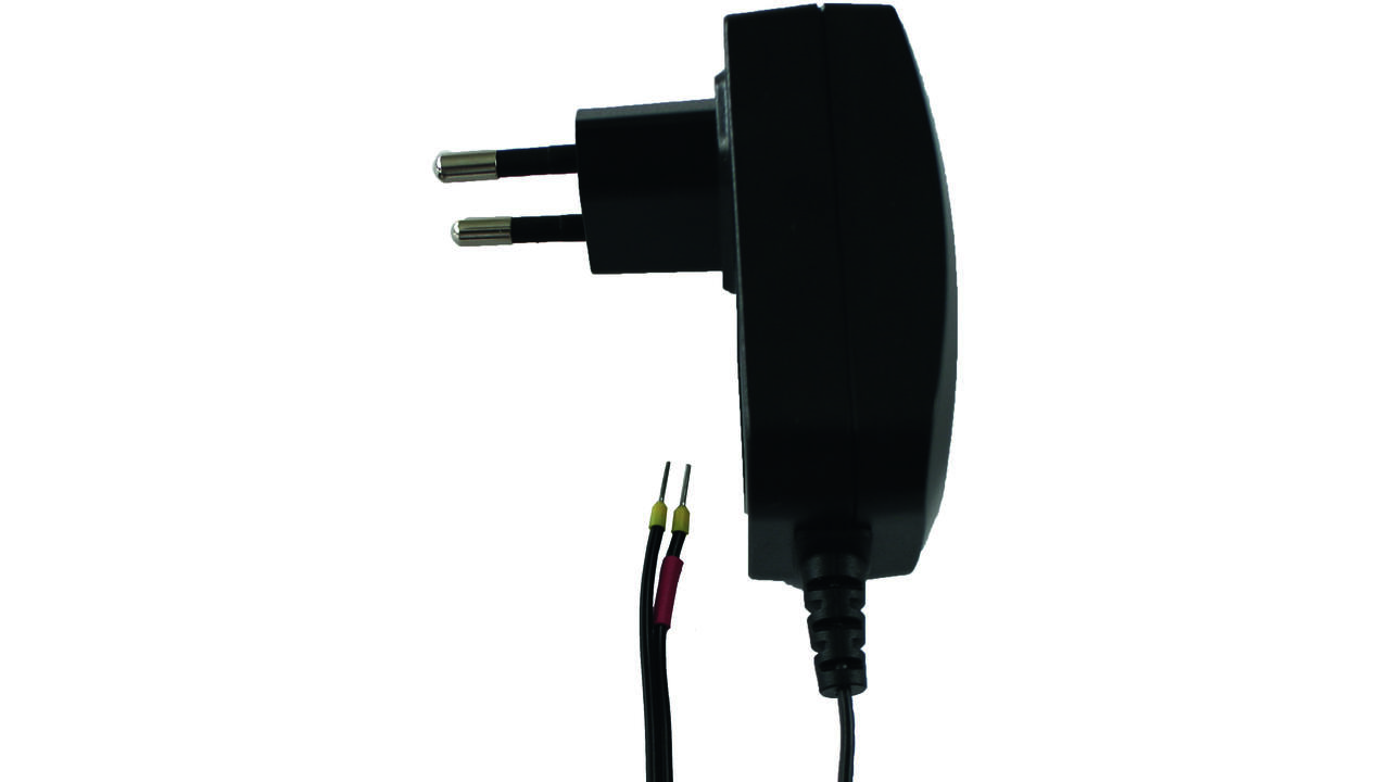 Stekker voeding voor eAccess lezer of i/o module 230 V AC / 24 V DC  - 1A met losse draden
