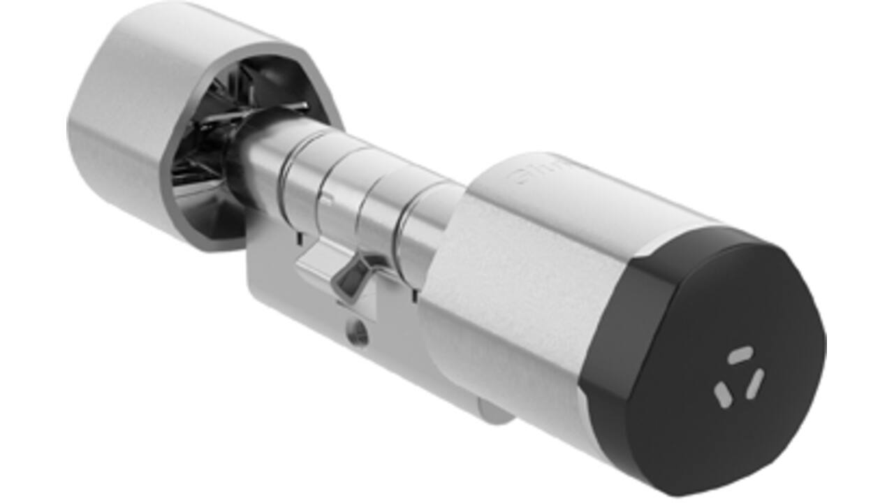 e-Access mifare DIGIknopcilinder mechanische knop binnen  D40/40KLet op montagesleutel los meebestellen!