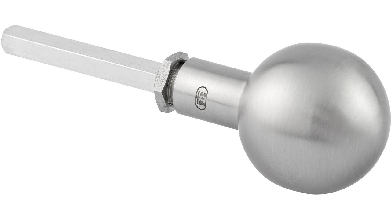 Kogel-knop Ø 60mm inclusief 8mm wisselstift