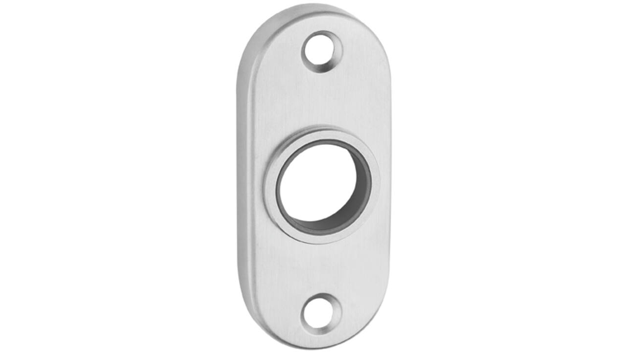 Rozet ovaal easy-fix 16mm 65x28x8mm zichtbare bev. gaten,