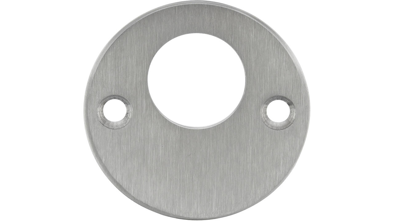RVS geborsteld cilinderrozet RC ø53x2mm gatdeel 4mm