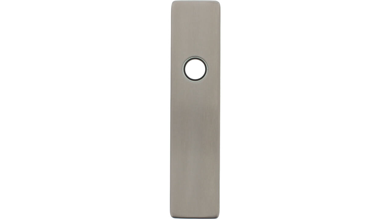 RVS rechthoekig klikschild 177x40x8mm BL met stalen basisschild nokdeel M4 easyfix