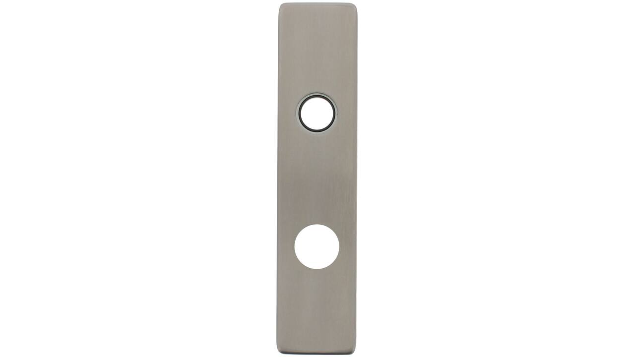 RVS rechthoekig klikschild 177x40x8mm RC74 met stalen basisschild nokdeel M4 easyfix