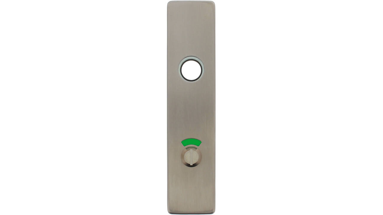 RVS rechthoekig klikschild 177x40x8mm RW72/8 met stalen basisschild nokdeel M4 easyfix