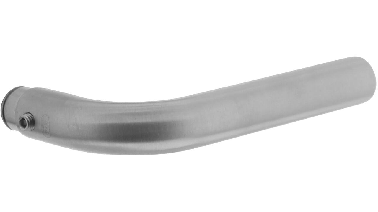 Deurkruk L-model RVS 120x57mm ø18mm gatdeel voor 8mm krukstift